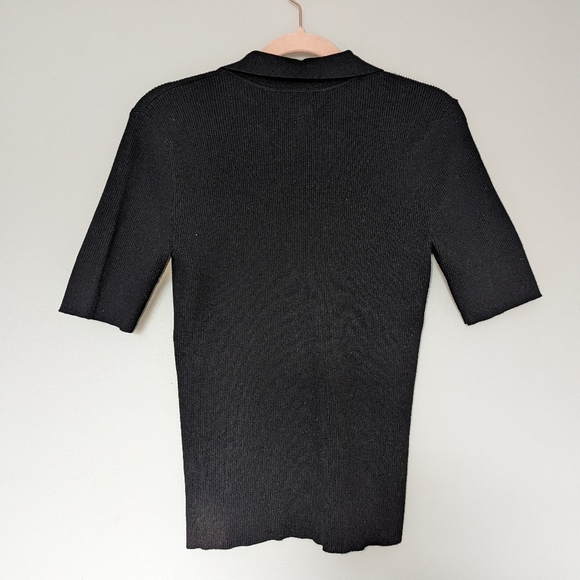 Hudson North║Modern Uniform Ribbed Polo Shirt║Size M - Picture 6 of 6